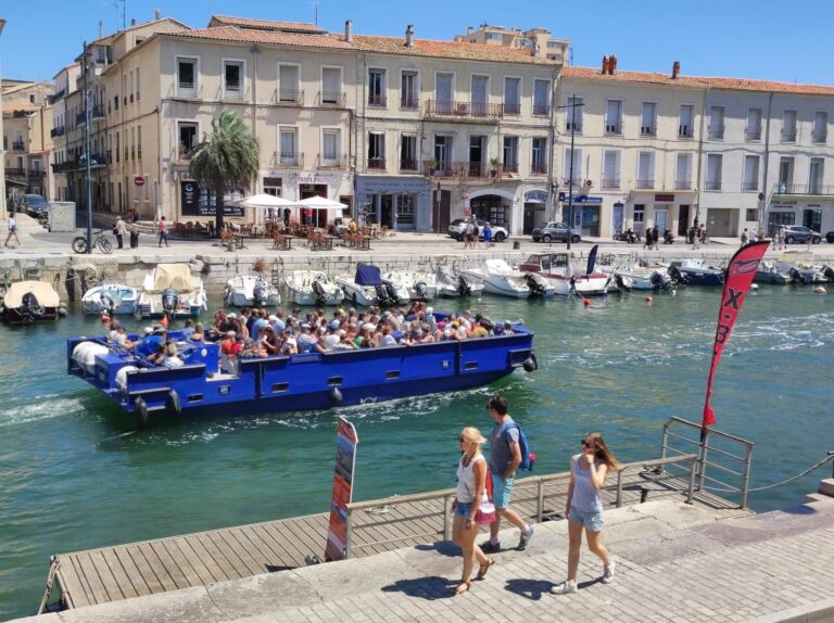 Navettes maritimes canaux de Sète avec Sète Croisières