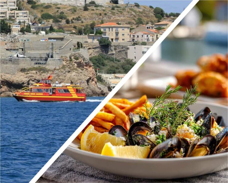Offre combo bteau + resto de Sète Croisières