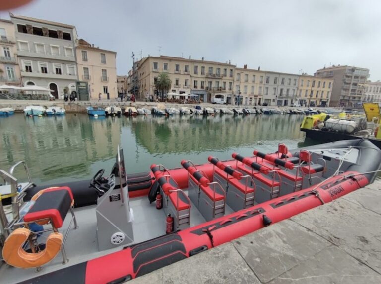Bateau semi-rigide de 12 places X-boat de Sète Croisières
